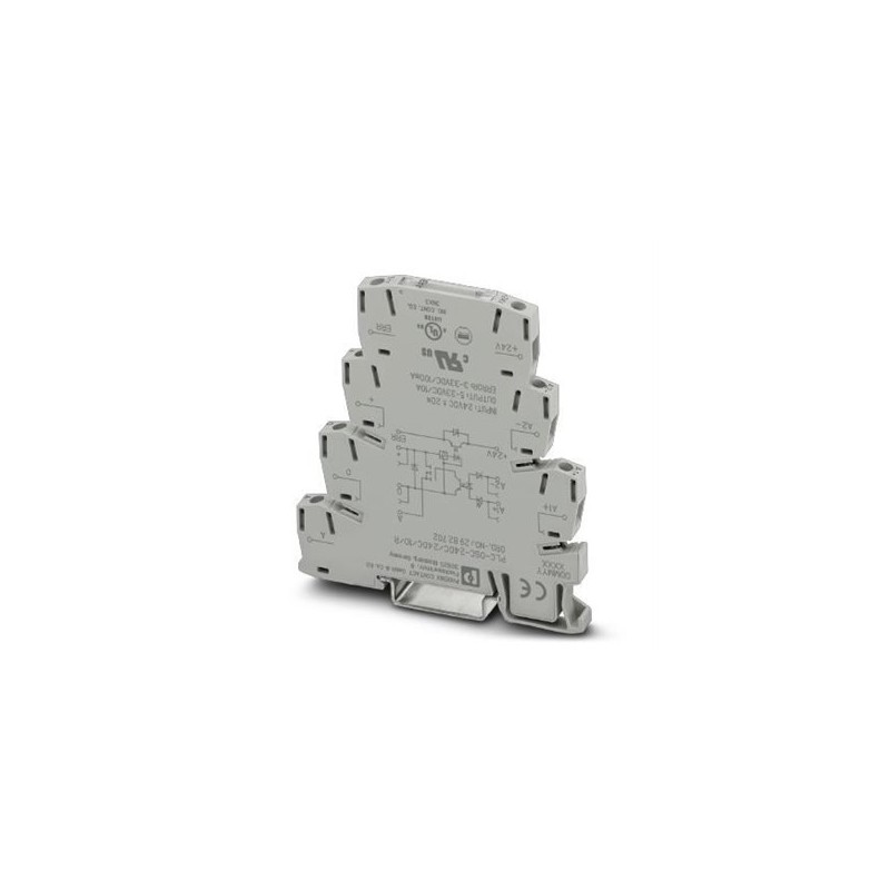 2982702 Phoenix Contact - PLC-OSC- 24DC/ 24DC/ 10/R PLC solid state relay with screw connection and short-circuit-proof DC voltage output, input: 24 V DC, output: 3-33 V DC/10 A