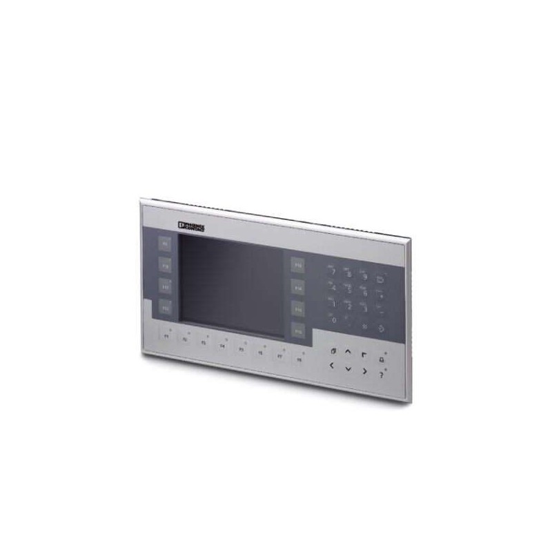 2985149 Phoenix Contact - Key panel - OT 6M Key panel with, 320 x 240 pixel(s) (QVGA), 5 grayscales, Arm9, 200 MHz, 2x USB host 2.0, 1 x Ethernet (10/100 Mbps), RJ45, Windows CE 5.0 and user software: Visu+ / AX OPC Server. (bus system: without)