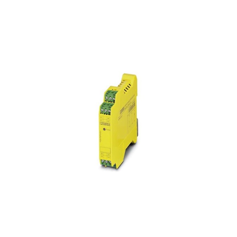 2986575 Phoenix Contact - Coupling relay - PSR-SCP- 24DC/FSP2/2X1/1X2 Safe coupling relay for SIL 2 high and low-demand applications, couples digital output signals to the I/O, 2 enabling current paths, 1 alarm contact, module for safe state off applications, integrated test pulse filter, plug-in screw terminal blocks, width: 17.5 mm