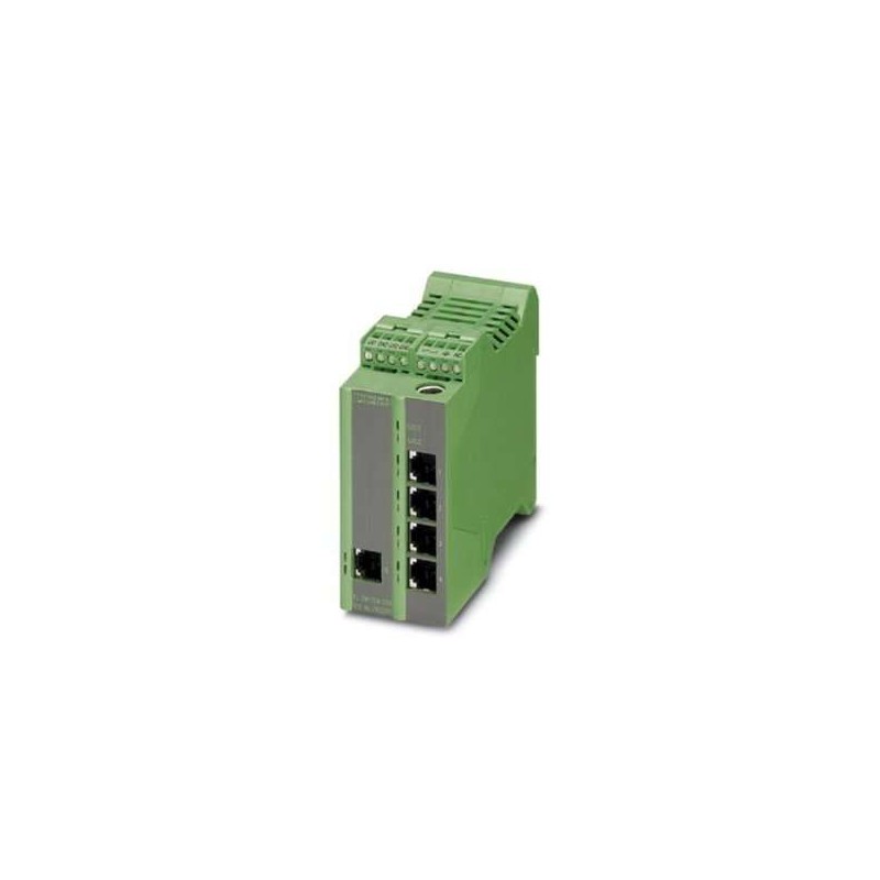 2989527 Phoenix Contact - Industrial Ethernet Switch - FL SWITCH LM 5TX Ethernet Lean Managed Switch with five 10/100 Mbps RJ45 ports