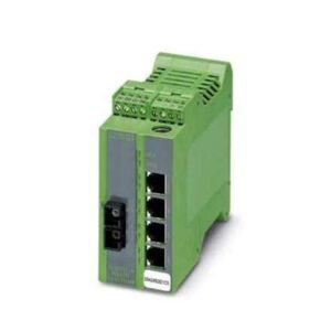 2989828 Phoenix Contact - Industrial Ethernet Switch - FL SWITCH LM 4TX/1FX SM Ethernet Lean Managed Switch with four 10/100 Mbps RJ45 ports and one 100 Mbps FX-SC single-mode port