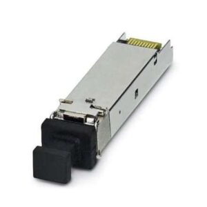 2989912 Phoenix Contact - Media module - FL SFP LH Gigabit SFP module for transmission up to 80 km with a wavelength of 1,550 nm.