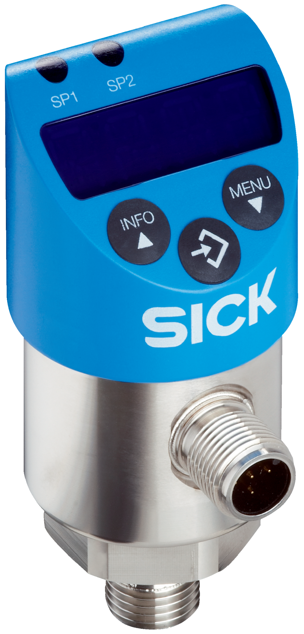 6049071 Sick - PBS-RB010SF2FSNAMA0Z Sick - PBS-RB010SF2FSNAMA0Z PRESSURE SENSOR, GAUGE, 0-10 BAR RANGE, 2X PNP, G1/2B FLUSH MOUNTED, M12 CONNECTOR