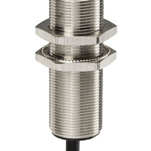 XS118BHNBL2 Telemecanique Inductive sensor XS1 M18, L53mm, brass, Sn8mm, 12..24VDC, cable 2m