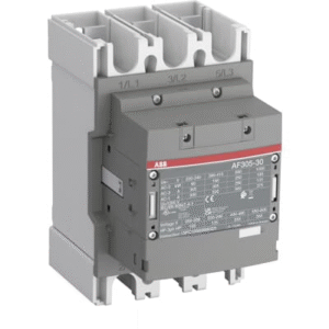 1SFL587002R1100 ABB - AF305-30-00-11 1000 V IEC or 600 V UL contactor with Main Circuit Bars, controlling motors up to 160 kW / 400 V AC (AC-3) or 250 hp / 480 V UL and switching power circuits up to 500 A (AC-1) or 400 A UL general use. Thanks to the AF technology, the contactor has a wide control voltage range (24-60 V 50/60 Hz and 20-60 V DC), managing large control voltage variations, reducing panel energy consumptions and ensuring distinct operations in unstable networks