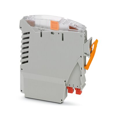 2906600 Phoenix Contact - IOA DI/DO/BFI/DS/1.0A/EX Fuse module for VIP I/O-Marshalling base elements with replaceable 1 A fuses in the field device supply path and in the signal path. Integrated test points and a disconnect knife enable uninterrupted signal measurement.