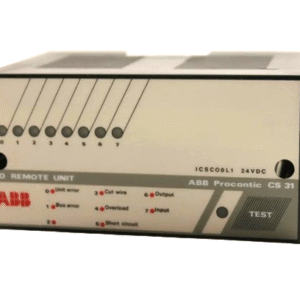 FPR3319101R0084 ABB - ICSC08L1 I/O REMOTE UNIT,NUMBER OF INPUTS/OUTPUTS: 8, 0.5 AMP, SUPPLY VOLTAGE: 24 VDC