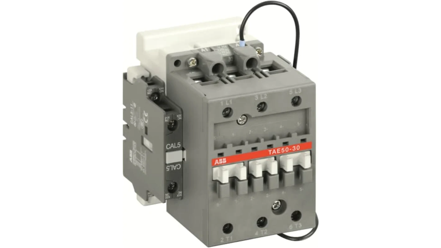 1SBL359061R6611 ABB - TAE50.30.11 50 - 150VDC ABB AL-2 1SBL35 Contactor, 90 - 150 V dc Coil, 3-Pole, 4 A, 3NO
