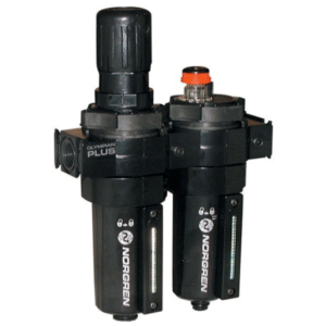 BL64-408 Norgren Filter/Regulator, Lubricator, Combination, Olympian Plus, G1/2, Shut-0ff, Valve Gauge, Bracket