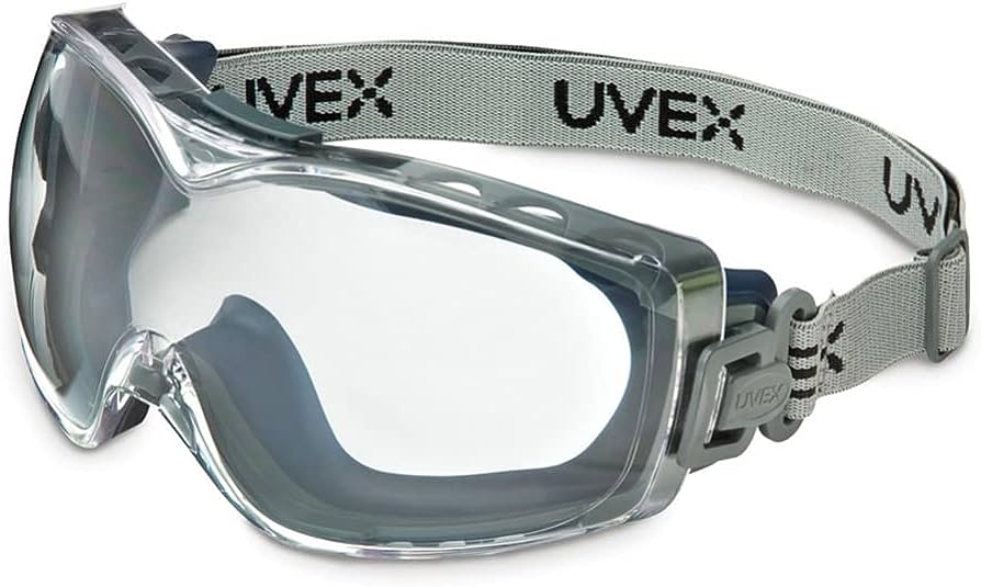 763-S3973D Honeywell Stealth OTG Goggle, Navy Body, Neoprene Headband, Shade 3.0 Lens, Dura-Stream Dual (Anti-Fog/Anti-Scratch) Coating