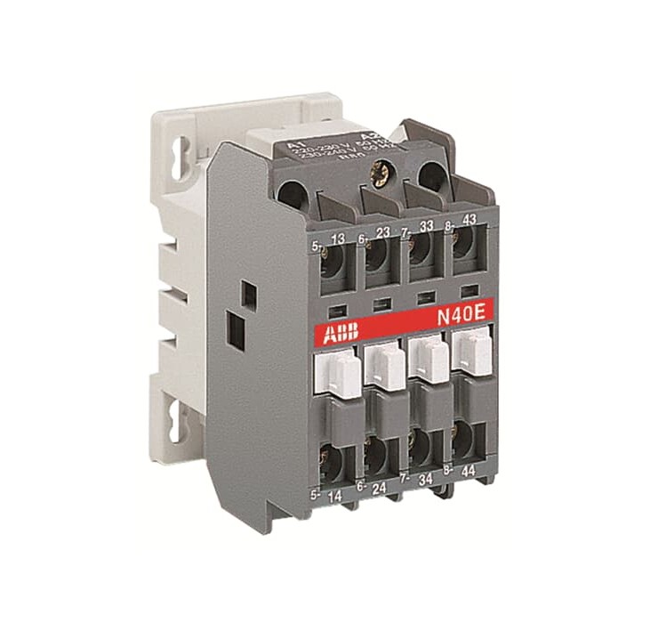 1SBH141001R8040 ABB - N40E 220-230V 50Hz / 230-240V 60Hz 4-pole contactor relays , Control circuit AC operated with laminated magnet circuit - N40E 220-230V 50Hz / 230-240V 60Hz Contactor Relay