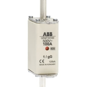 1SCA022627R4650 ABB - OFAF1H250 ABB 250A NH1 Fuse with Tabs, CE Standard 500V