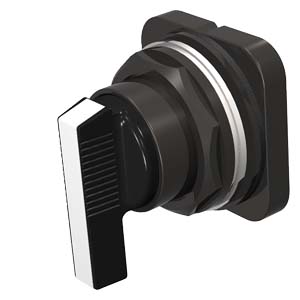 US2:52SW2AAB Siemens - 52SW2AAB Selector switch, metal, NEMA 4X Maintained Long lever, A Cam 2 position Operator only white insert Non-Illuminated UL file E22655 in Vol. 6 (7) Sec. 13 (2)