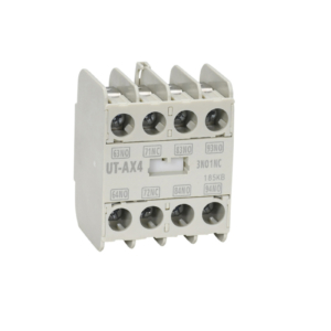 UT-AX4 3A1B Mitsubishi Auxiliary contact. 3NO + 1NC; front clip-on; for S-T, SR-T