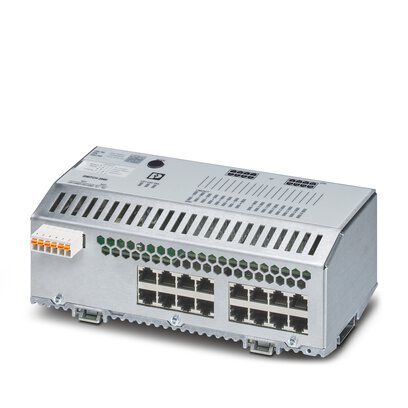 1043496 Phoenix Contact - FL SWITCH 2516 Managed Switch 2000, 16 RJ45 ports 10/100/1000 Mbps, PROFINET Conformance-Class B, Extended temperature range