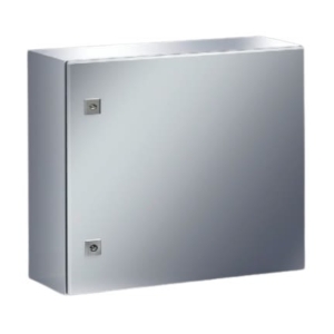 AE 1013.600 Rittal - 1013600 Rittal stainless steel 500 x 500 x 300mm wall-mounted enclosure with flat door, col. , IP66