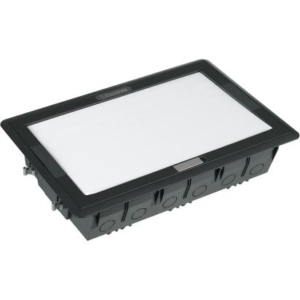 150705 BTicino retractable turret 2430 modules lid with customizable compartment and ergonomic handle