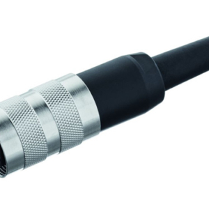 T 3401 001 U Amphenol Female cable connector 6 pole IP40; solder; silver; straight; screwlocking