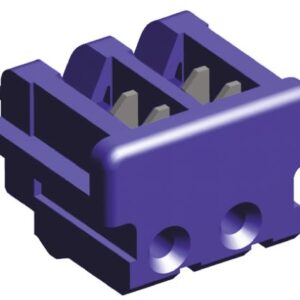 2-173977-2 TE Connectivity TE Connectivity automotive connector body Female, 2-way, 1 row, 2mm pitch Alias: CT CONN MT REC ASSY 2P BLUE