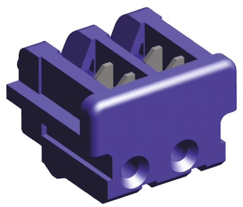 2-173977-2 TE Connectivity TE Connectivity automotive connector body Female, 2-way, 1 row, 2mm pitch Alias: CT CONN MT REC ASSY 2P BLUE