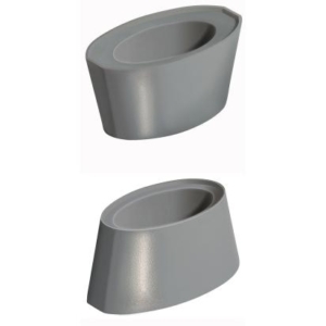 129245 BTicino telescopic extension attachment kit to ceiling and column, complete with finishing caps