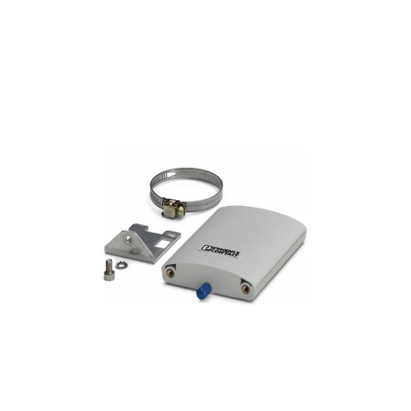 5606613 Phoenix Contact - Antenna - RAD-ISM-5000-ANT-PAR-18-N Directional antenna, 5GHz, gain: 18dBi, polarization: linear, opening angle: h/v 18/18, degree of protection: IP55, connection: N (female), incl. mounting bracket and mast clips