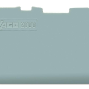 2000-1291 Wago End and intermediate plate; thickness 0.7mm; grey