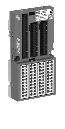 1SAP411200R0001 ABB - TU518-XC Interface terminal unit. For serial protocols. Spring terminals (TU518-XC)