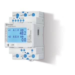 7M.38.8.400.0212 Finder Finder energy meter, 3 phases, 7-digit LCD display