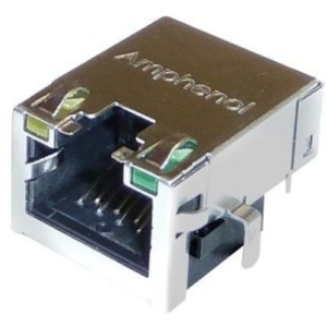 RJE721886441 Amphenol RJ45 Female Amphenol Cat5e Connector, 8P8C ways, PCB Mounting
