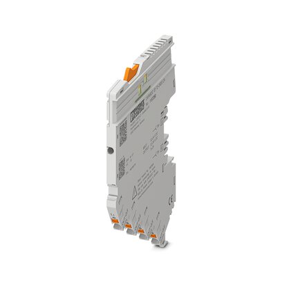 1157290 Phoenix Contact - CAPAROC E1 12-24DC/2A 1-channel electronic circuit breaker module for protecting 12 and 24 V DC loads against overload and short circuit. With fixed nominal current. For DIN rail installation via the CAPAROC current rails.