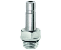 102150628 Norgren IMI Norgren, PNEUFIT 10 series plug-in fittings have nickel-plated brass bodies. All BSP tapered threads pre-coated with non-PTFE based sealant.