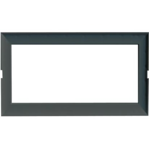 150676 BTicino Matix Magic 4-module stand and anthracite gray finish plate for double-sided modular turrets