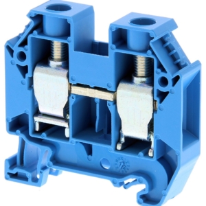 XW5T-S16-1.1-1BL Omron Omron DIN rail terminal block, Blue, Single level, 76 (IEC) A, 85 (UL) A