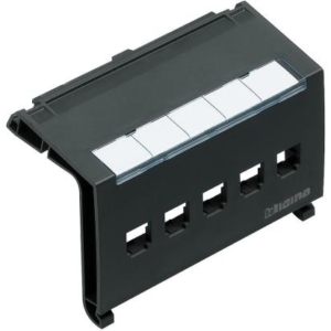 150715 BTicino holder for 5 loose RJ45 type 110 IDC connectors art. C9079... keystone for use in retractable turrets art. 15070123456
