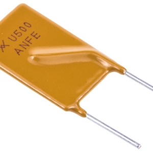 RUEF500 Littelfuse Littelfuse resettable fuse, tripping at 10A in 14.5s, 30V dc, 5A holding, 50m max