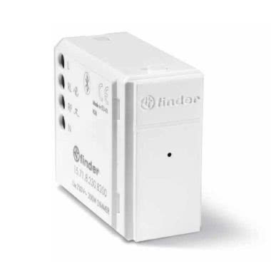 15.71.8.230.B200 Finder Series 15 Bluetooth Dimmer 5060 Hz, 230 V, Dimmer, wall mount for civil systems, 200 W, 1 NO, AC 5060Hz