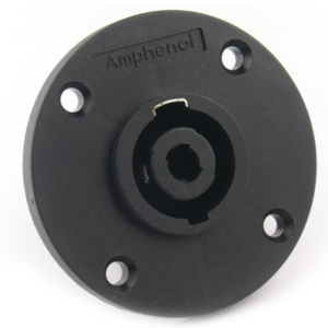 SP-4-MC Amphenol Audio Speakers Panel Mount Connector; 4 Pole