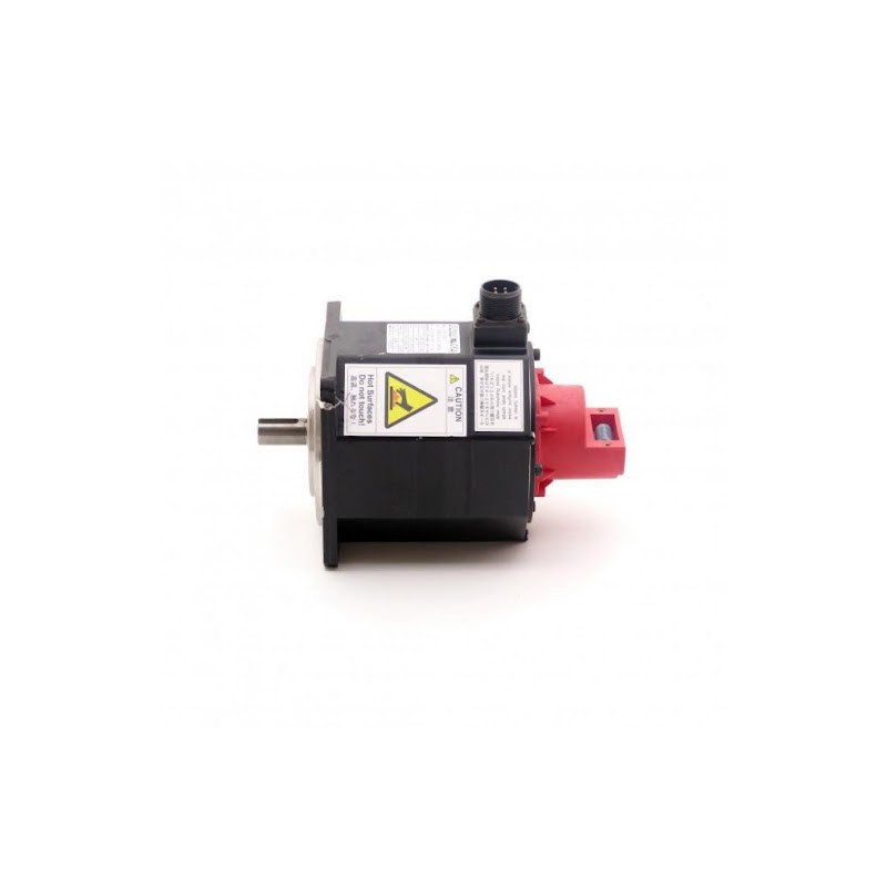 A06B-0034-B077 Fanuc AC SERVO MDL MOTOR B6/2000, ST, SLK, i32b, Output: 0.9 kW CONT. Volt: 199 V Speed: 2000 rpm Amp(AC): 4.7 A FREQ. 133 Hz Stall TRQ. 6 Nm Amp(AC) 5.6 A
