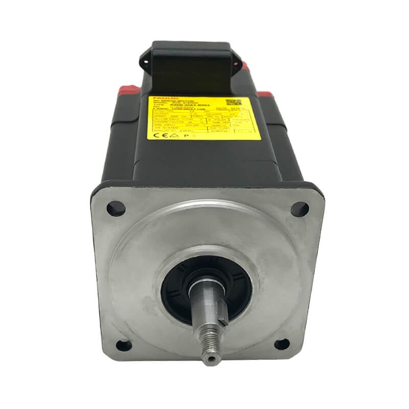 A06B-0063-B103 Fanuc AC SERVO MOTOR MDL BiS4/4000, ST, SLK, b128ia, Output: 0.75 kW CONT. Volt: 143 V Speed: 3000 rpm Amp(AC) 3.2A FREQ. 200Hz AMP.INPUT(AC) 200-240 V 50/60Hz Stall TRQ. 3.5 Nm