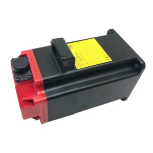 A06B-0063-B303 Fanuc AC SERVO MOTOR MDL BiS4/4000, TPR, 24v BRK, b128ia, Output: 0.75 kW CONT. Volt: 143 V Speed: 3000 rpm Amp(AC) 3.2A FREQ. 200Hz AMP.INPUT(AC) 200-240 V 50/60Hz Stall TRQ. 3.5 Nm Amp(AC) 4.7A