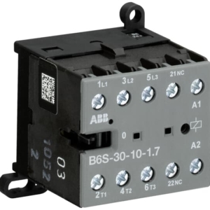 GJL1213001R7101 ABB - B6S-30-10-1.7-71 B6S-30-10-1.7-71 Mini Contactor 24 V DC - 3 NO - 0 NC - Screw Terminals