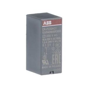 1SVR405600R3000 ABB - CR-P230AC1 CR-P230AC1 Pluggable interface relay 1c/o, A1-A2=230VAC, 250V/16A