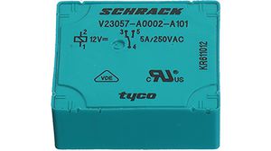 2-1393215-3 TE Connectivity Power Relays, Standard, Monostable, DC, 480 mW Coil Power Rating DC, 1200 Ω Coil Resistance, 24 VDC Coil Voltage, SCHRACK Power PCB Relay Card E; Alias: V23057-A0006-A201, V23057A 6A201 V23057-A0006-A201