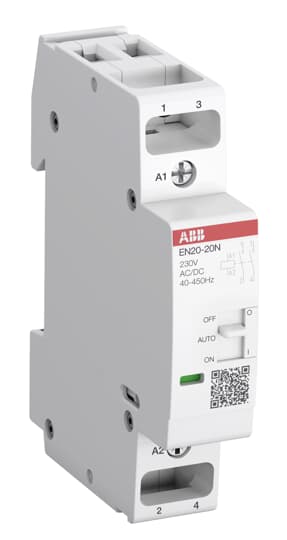 1SBE122111R0120 ABB - EN20-20N-01 EN20-20N-01 Installation Contactor (NO) 20 A - 2 NO - 0 NC - 24 V - Control Circuit 400 Hz