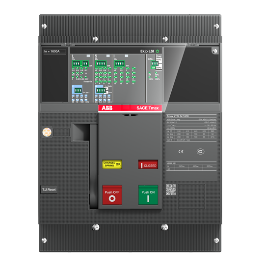 1SDA103349R1 ABB - XT7S M 800 Ekip Dip LS/I In800A 3p FF UL CIRCUIT BREAKER TMAX XT7S 800 UL/CSA FIXED THREE-POLE WITH FRONT TERMINALS AND STORED ENERGY OPERATING MECHANISM AND SOLID-STATE RELEASE IN AC EKIP DIP LS/I R 800