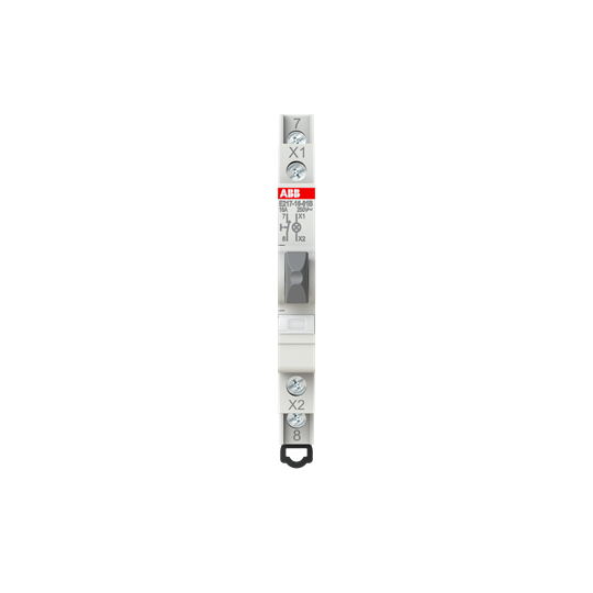 2CCA703250R0001 ABB - E217-16-01B E217-16-01BLuminous Pushbutton,16 A,acc. to EN 250 V AC,0NO,1NC,0CO, El. Color:Grey,1LED,White, MW:0.5