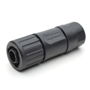 RTS6BS8N3P Amphenol Male cable connector 3 pole; straight; crimp; bayonet locking; IP69k