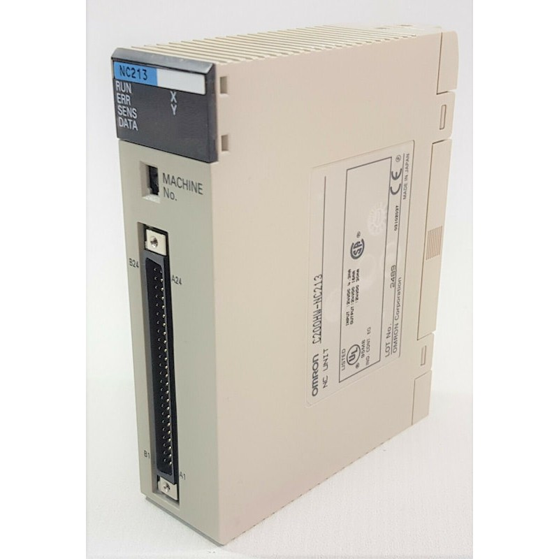 C200HW-NC213 Omron SYSMAC C200H, POSITION CONTROL UNIT, TWO AXIS STEPPER-C200HW, CONTROL MASTER MODULE, 4.3 MA , 24 VDC INPUT