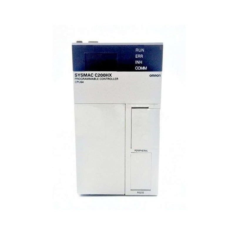 C200HX-CPU64 Omron SYSMAC C200, CPU, 31.2K WORDS PROGRAM / 24K WORDS DATA MEMORY, RS-232C PORT, 1184 I/O POINT CAPACITY